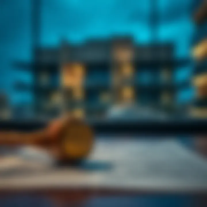 Understanding Legalities: Navigating Approvals in Real Estate Conceptual depiction of legal documents and approvals