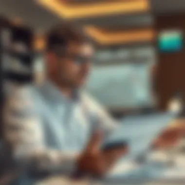 Market Analysis: Key to Successful Property Transactions A strategist analyzing market trends and data