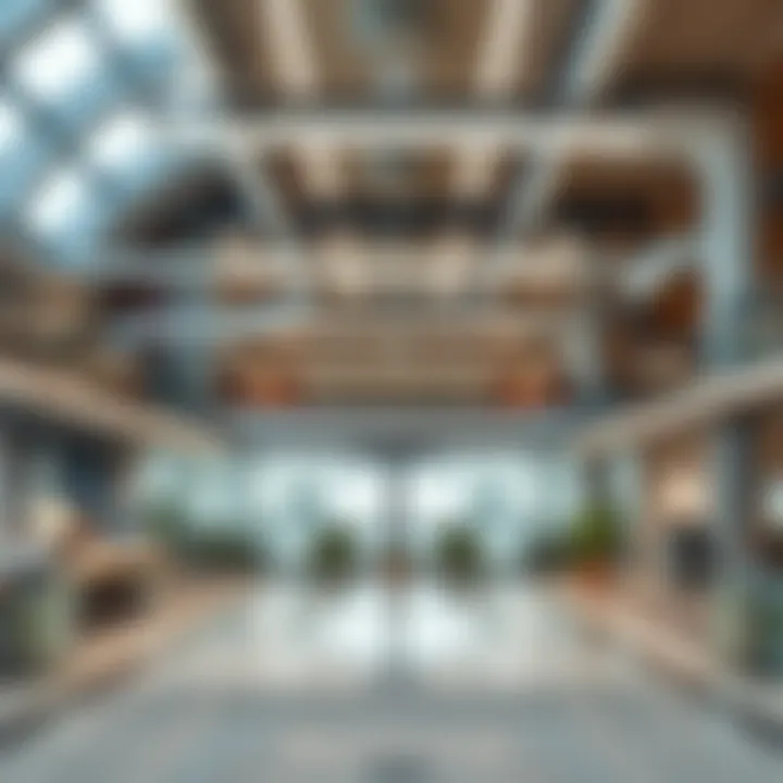 Innovative Facility Management Interior Interior of a state-of-the-art facility managed by a leading company