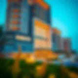 Stunning exterior view of Louvre Abu Dhabi Residences