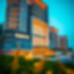 Stunning exterior view of Louvre Abu Dhabi Residences