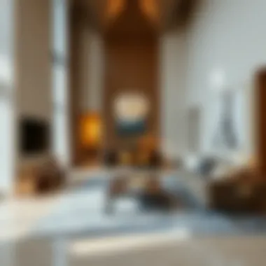 Interior Elegance of Louvre Abu Dhabi Residences Luxurious living space within the residences