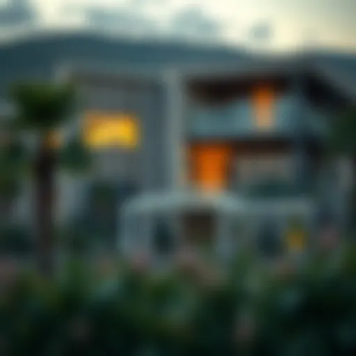 Scenic view of Mahzooz properties showcasing modern architecture