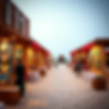 Cultural Art at Mamzar Beach Artistic displays showcasing cultural contributions.