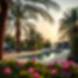 Friday Serenity in Dubai Parks A serene view of a Dubai park on a Friday morning