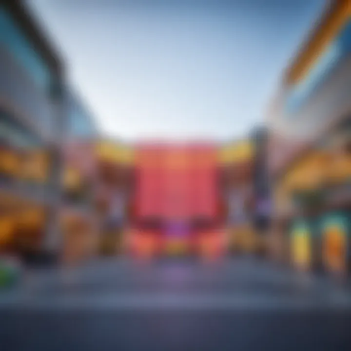 Exterior view of New Grand City Mall showcasing modern architecture