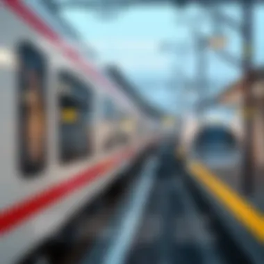 Infographic illustrating the economic benefits of the train service in the region