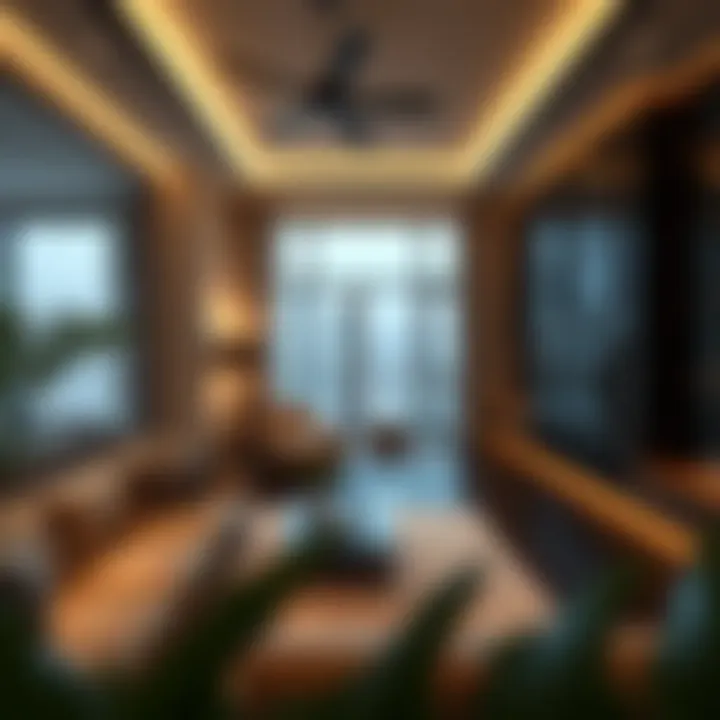 Interior of a modern apartment highlighting real estate trends