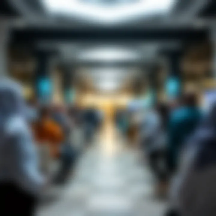 Networking event at Techno Park for investors and entrepreneurs.