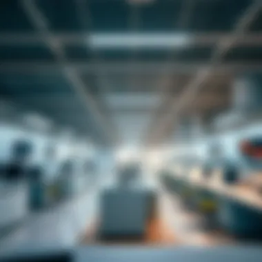 Innovative research facilities in Techno Park, highlighting advanced technology.