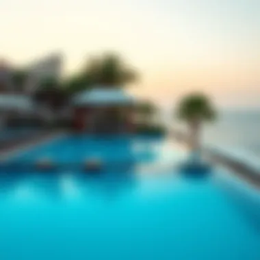 Breathtaking Infinity Pool with Ocean Views Infinity pool overlooking the ocean at a World Islands resort
