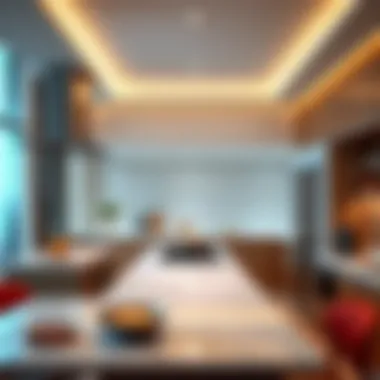 Chef-Inspired Gourmet Kitchen Gourmet kitchen in a high-end penthouse at The Palm