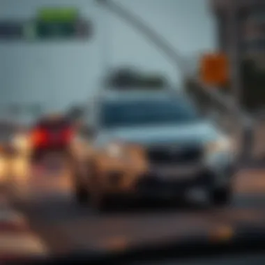 Promoting Road Safety in Dubai Car driving safely on Dubai road