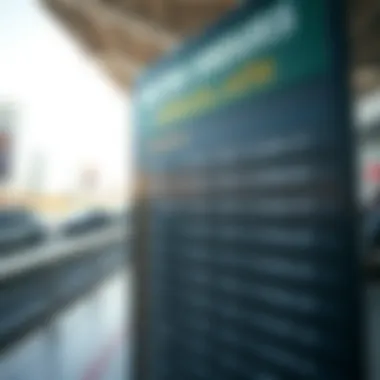 Essential Operational Hours of Metro Services Timetable showcasing operational hours