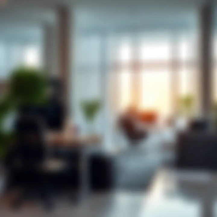 Relaxed Office Atmosphere on a Monday Holiday An office setting showing a relaxed atmosphere on a holiday