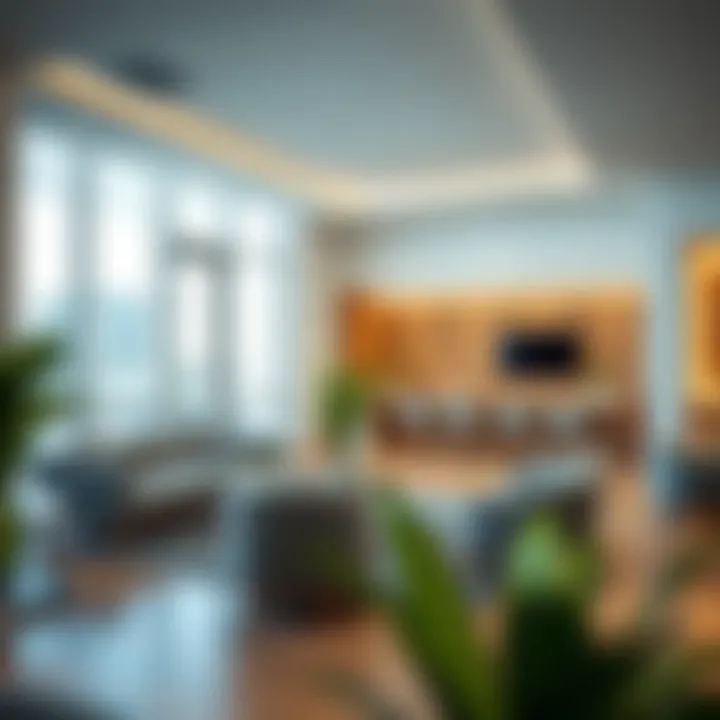 Wellness consultation area within Yas Mall Gym